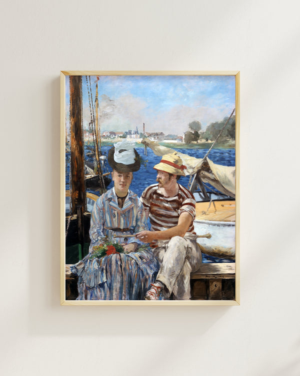 Édouard Manet - Argenteuil fine art baskı