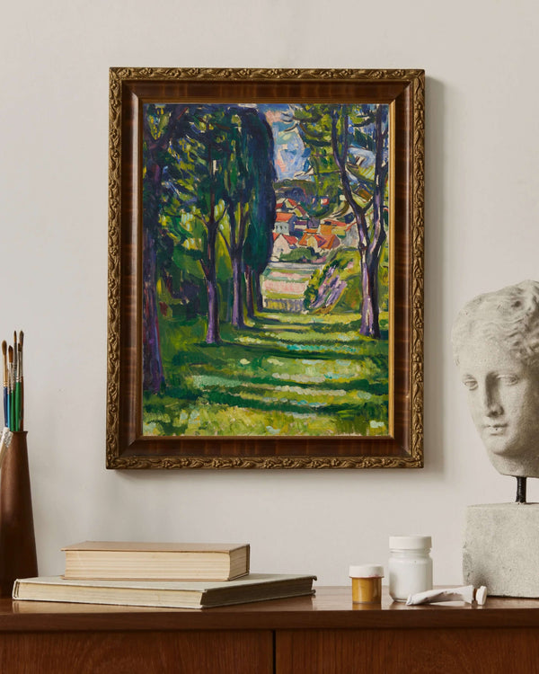 Edvard Munch - Kragerø'da Bahçe fine art baskı