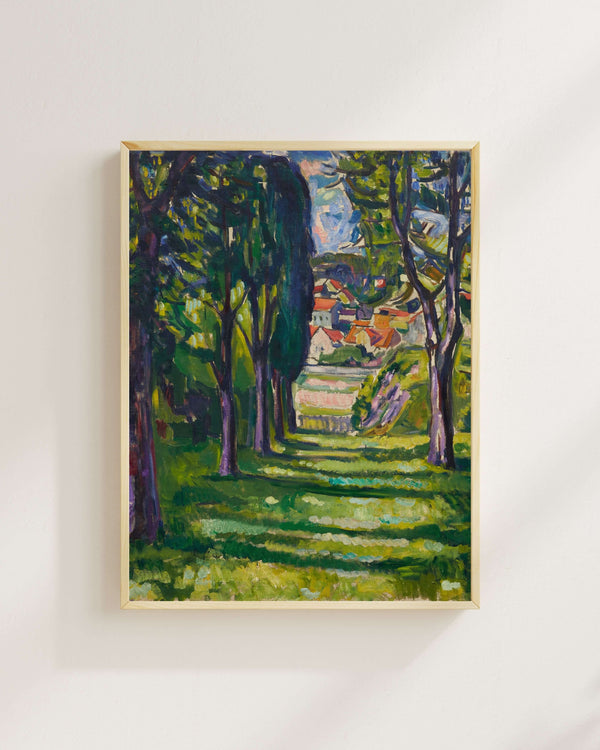 Edvard Munch - Kragerø'da Bahçe fine art baskı