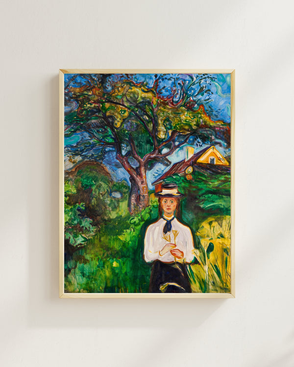 Edvard Munch - Elma Ağacının Altındaki Kız