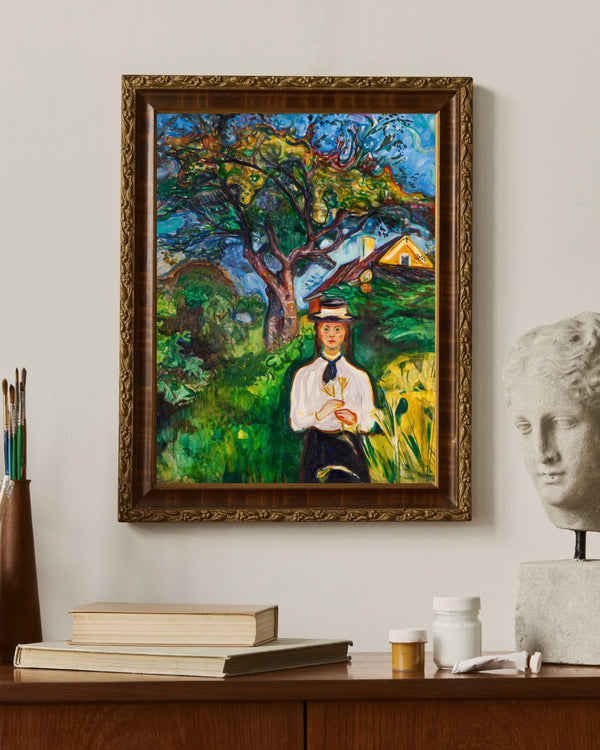 Edvard Munch - Elma Ağacının Altındaki Kız