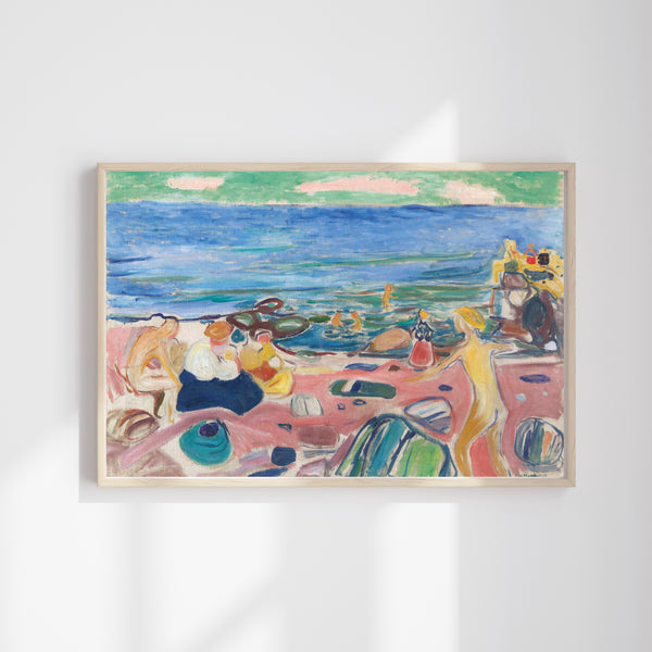 Edvard Munch - Åsgårdstrand'dan Bir Sahne