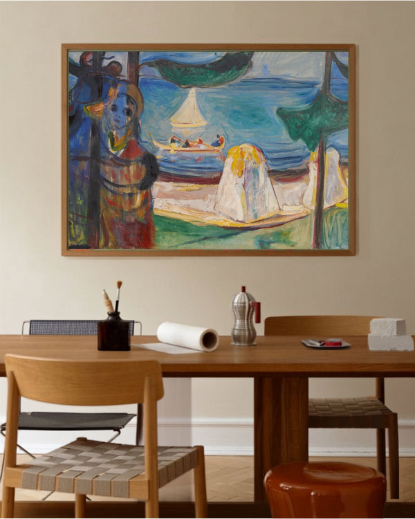 Edvard Munch - Yaz Günü ya da Sahilde Kucaklaşma