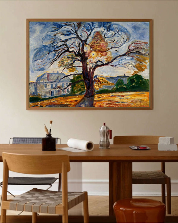 Edvard Munch - Meşe Ağacı Fine Art Baskı