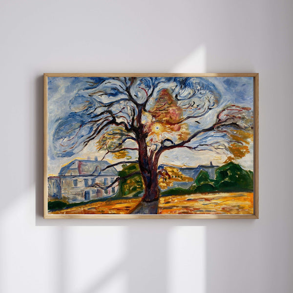 Edvard Munch - Meşe Ağacı Fine Art Baskı