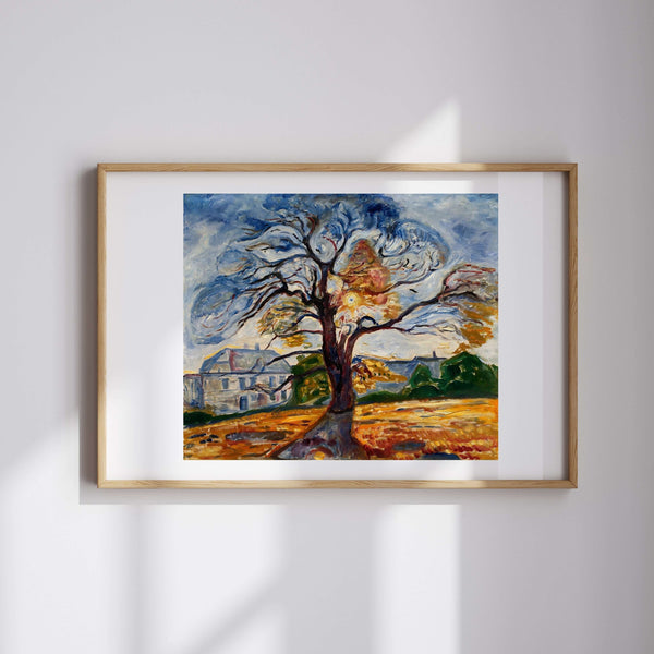 Edvard Munch - Meşe Ağacı Fine Art Baskı