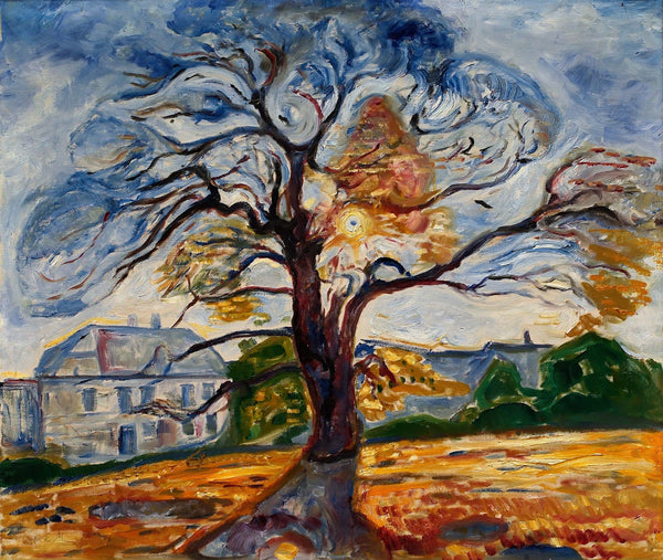 Edvard Munch - Meşe Ağacı Fine Art Baskı