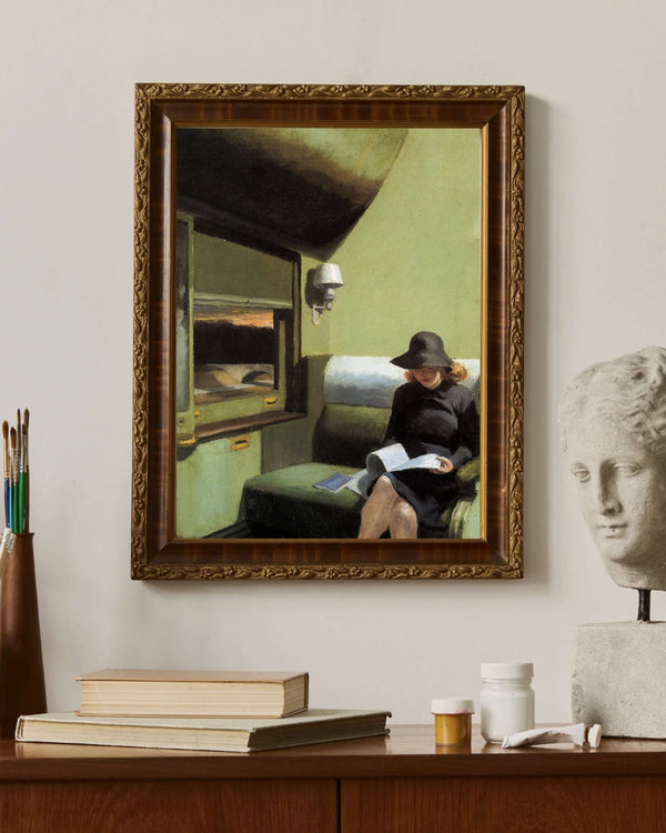 Edward Hopper - C Kompartımanı Vagon 293 fine art baskı