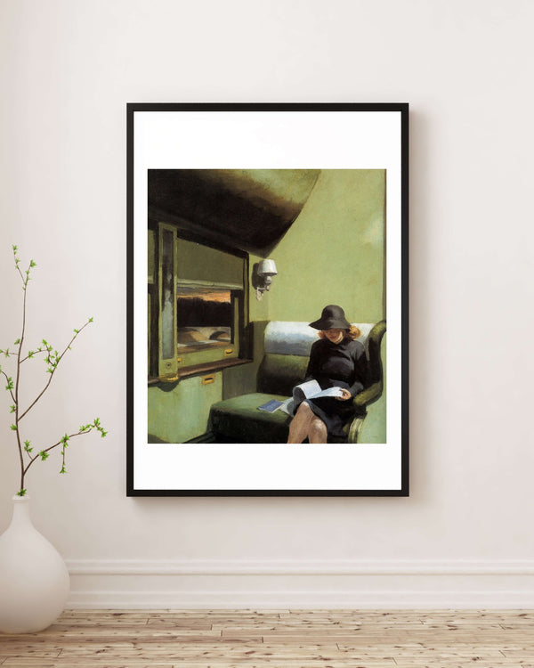 Edward Hopper - C Kompartımanı Vagon 293 fine art baskı