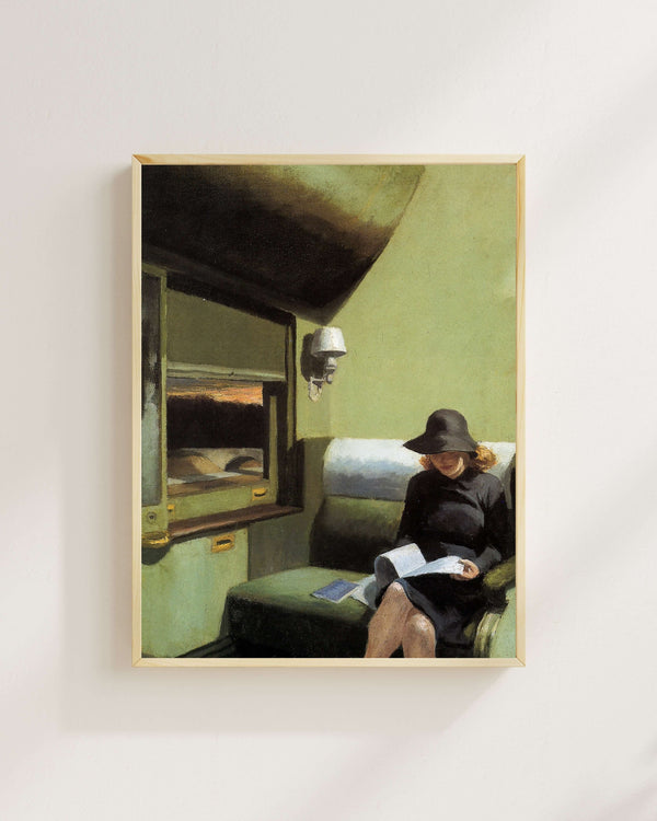 Edward Hopper - C Kompartımanı Vagon 293 fine art baskı