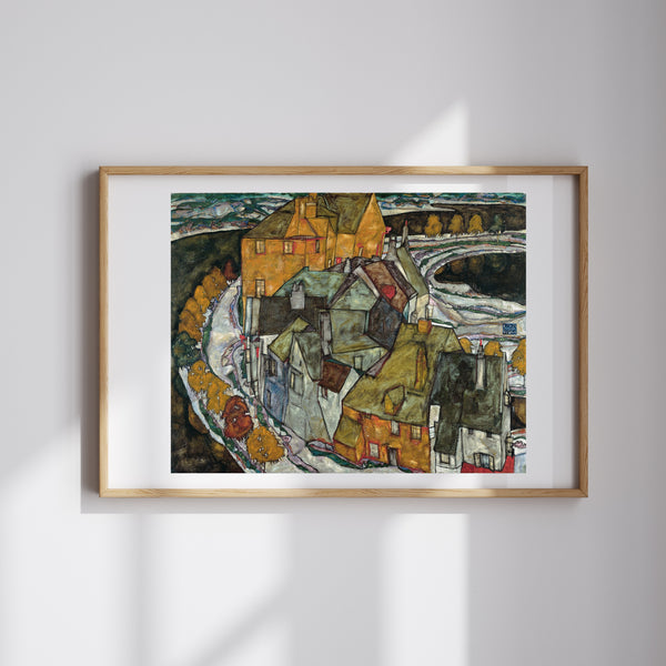 Egon Schiele - Evler Hilali II (Ada Kasabası)