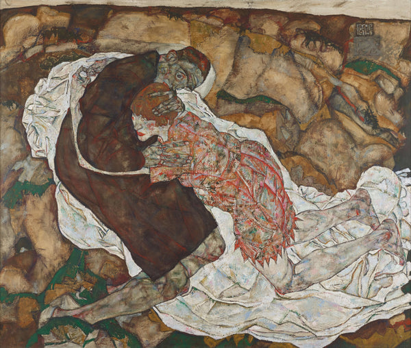 Egon Schiele - Ölüm ve Kız Tablo