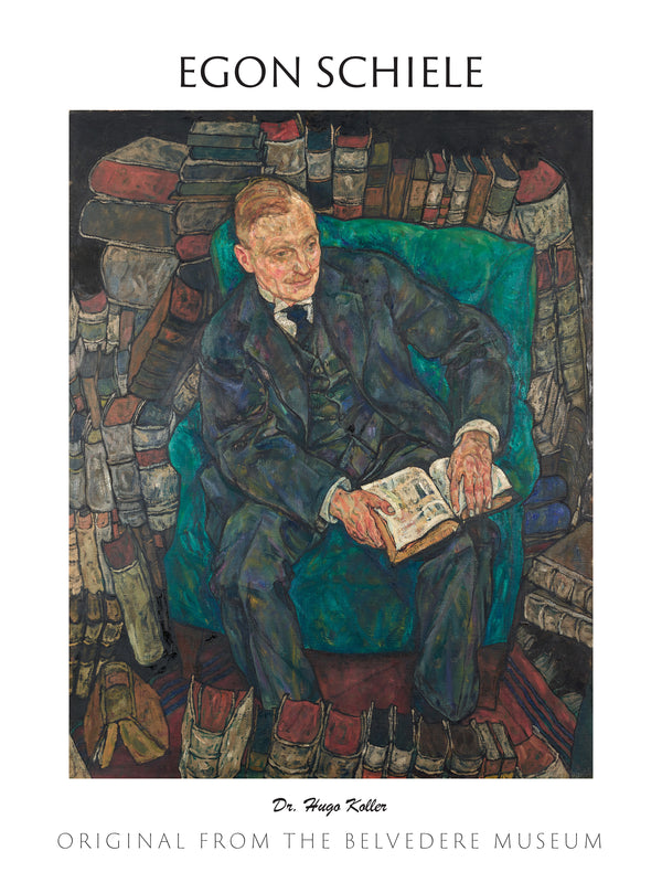 Egon Schiele-Dr. Hugo Koller fineart baskı