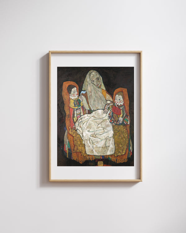 Egon Schiele-İki Çocuklu Anne (Anne III)