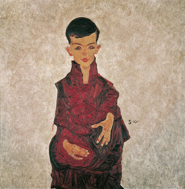 Egon Schiele - Reinerbub Herbert Reiner’in Portresi Tablo