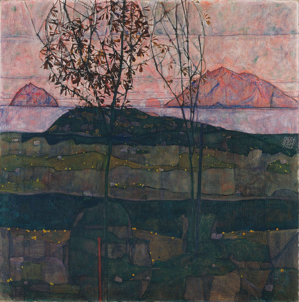Egon Schiele - Batan Güneş