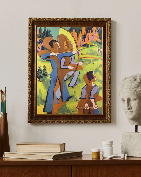 Ernst Ludwig Kirchner - Okçular Fine Art Baskı