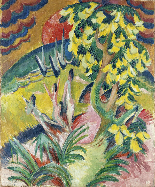 Ernst Ludwig Kirchner - Kıvrımlı Koy Fine Art Baskı