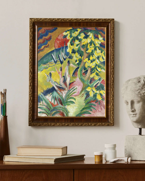 Ernst Ludwig Kirchner - Kıvrımlı Koy Fine Art Baskı