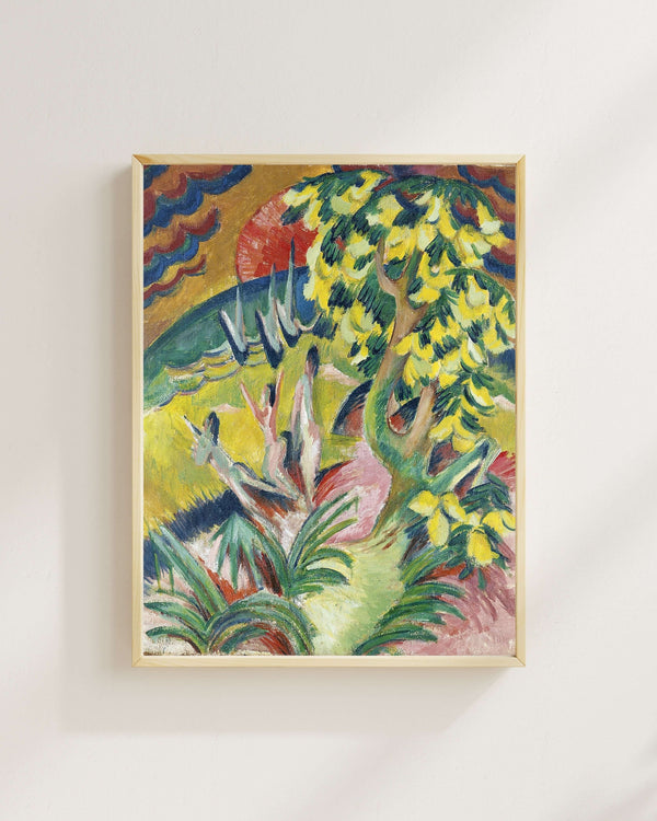 Ernst Ludwig Kirchner - Kıvrımlı Koy Fine Art Baskı