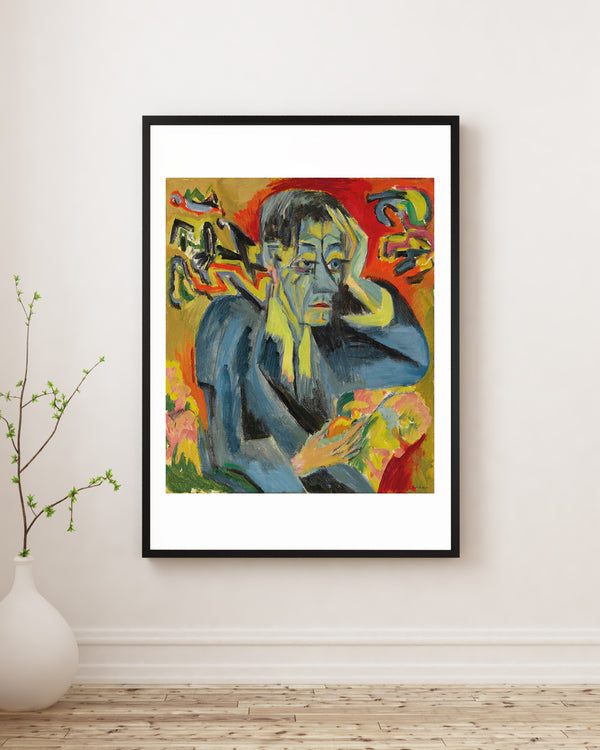 Ernst Ludwig Kirchner - Şair Frank'ın Portresi