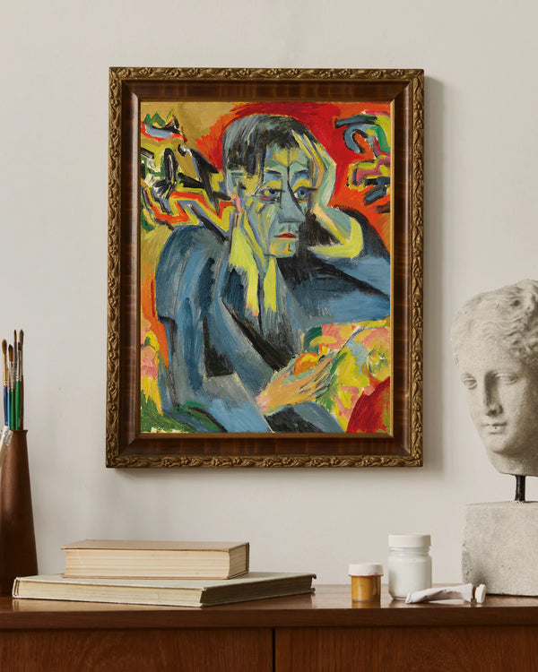 Ernst Ludwig Kirchner - Şair Frank'ın Portresi