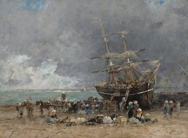 Eugène Boudin - Terre-Neuvier’in Dönüşü Tablo