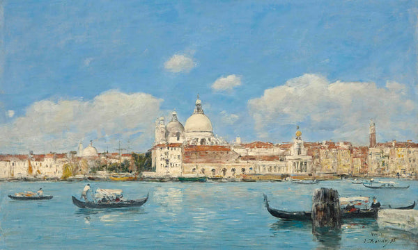 Eugène Boudin - Venedik - Büyük Kanal'ın Başlangıcı