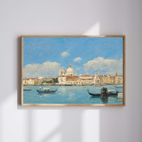 Eugène Boudin - Venedik - Büyük Kanal'ın Başlangıcı