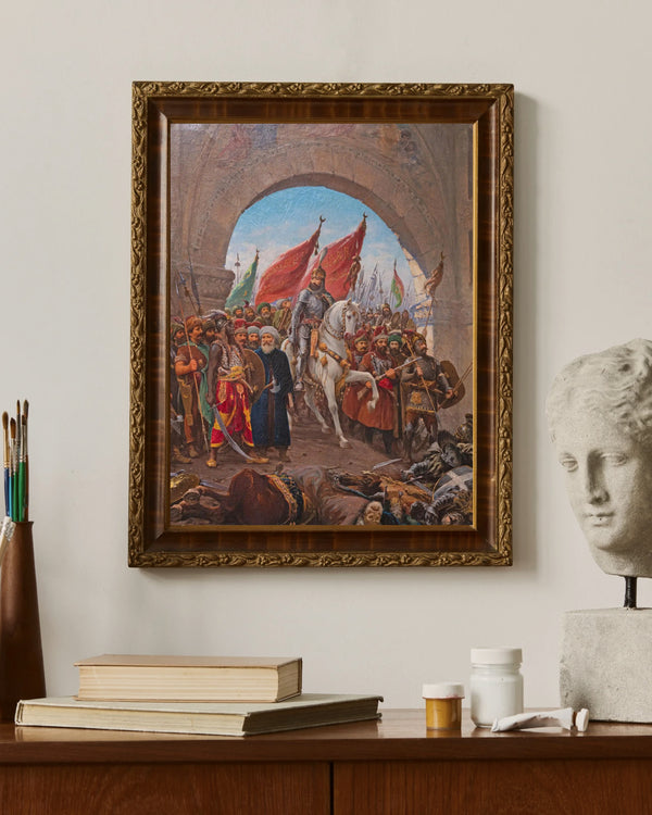 Fausto Zonaro - Fatih Sultan Mehmed’in İstanbul’a Girişi Çerçeve
