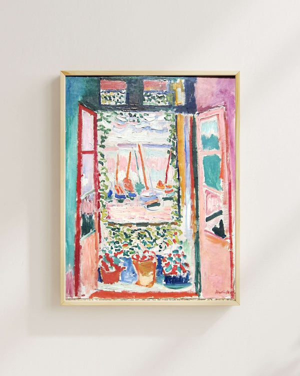 Henri Matisse - Collioure’da Açık Pencere Fine Art Baskı