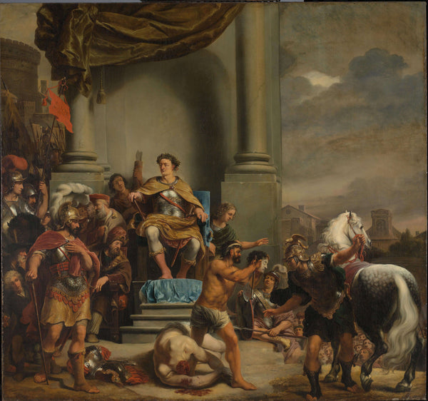 Ferdinand Bol-Konsül Titus Manlius Torquatus’un Oğlunun Başını Kestirmesi tablo