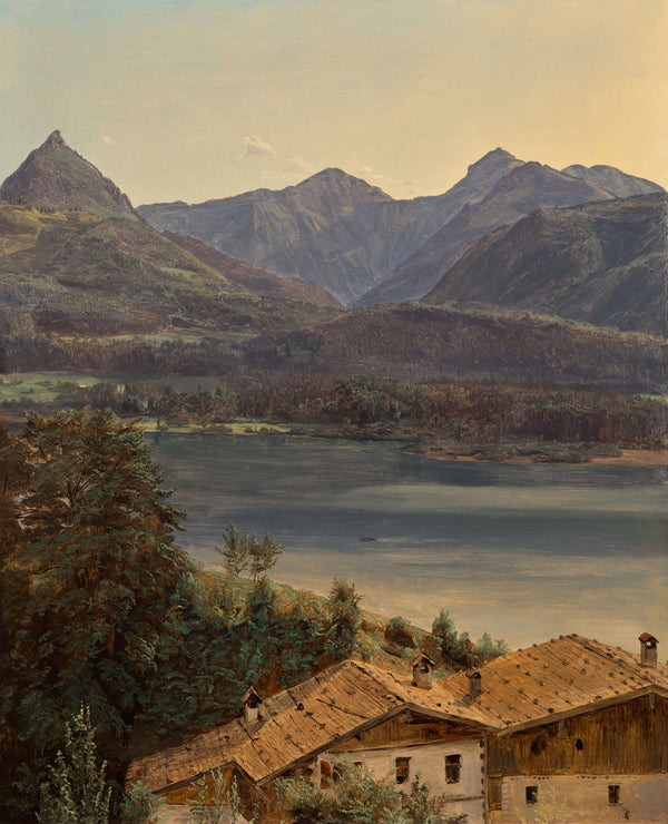 Ferdinand Georg Waldmüller - Wolfgangsee Fine Art Baskı