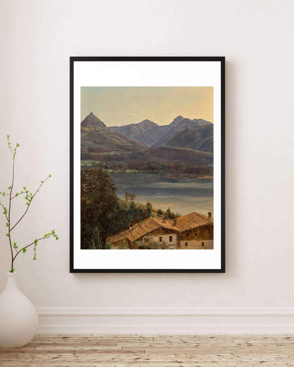Ferdinand Georg Waldmüller - Wolfgangsee Fine Art Baskı