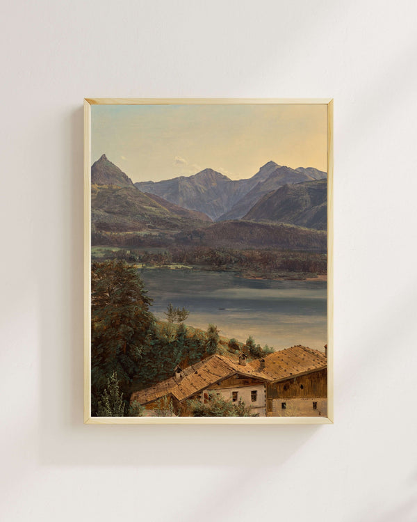 Ferdinand Georg Waldmüller - Wolfgangsee Fine Art Baskı