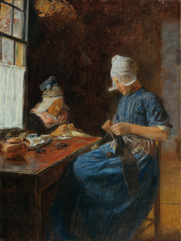 Ferdinand Kruis - Hollandalı Kadınlar tablo