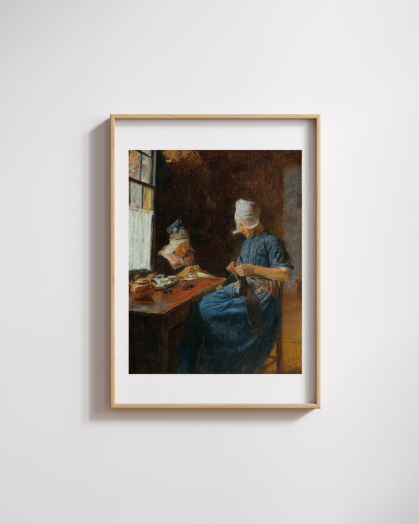 Ferdinand Kruis - Hollandalı Kadınlar fine art baskı