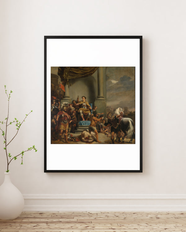 Ferdinand Bol - Konsül Titus Manlius Torquatus’un Oğlunun Başını Kestirmesi