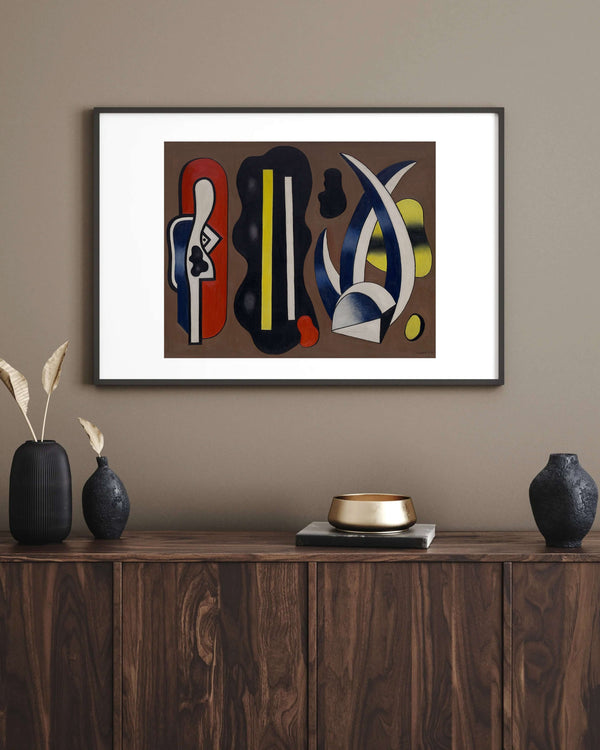Fernand Léger - Aloelerle Kompozisyon No 4 fine art baskı