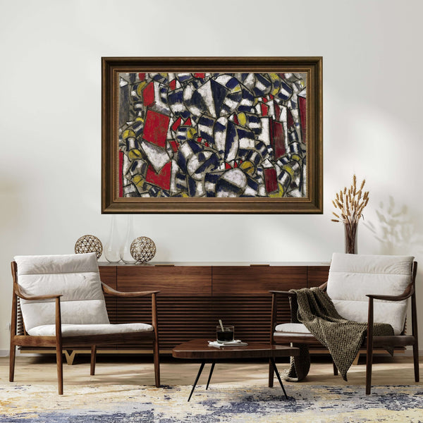 Fernand Léger - Biçimlerin Karşıtlığı çerçeve