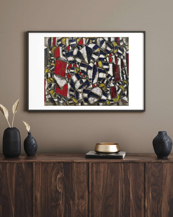 Fernand Léger - Biçimlerin Karşıtlığı fine art baskı