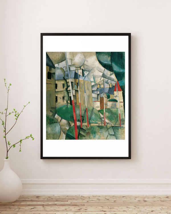 Fernand Léger - Köy Manzarası Fine Art Baskı