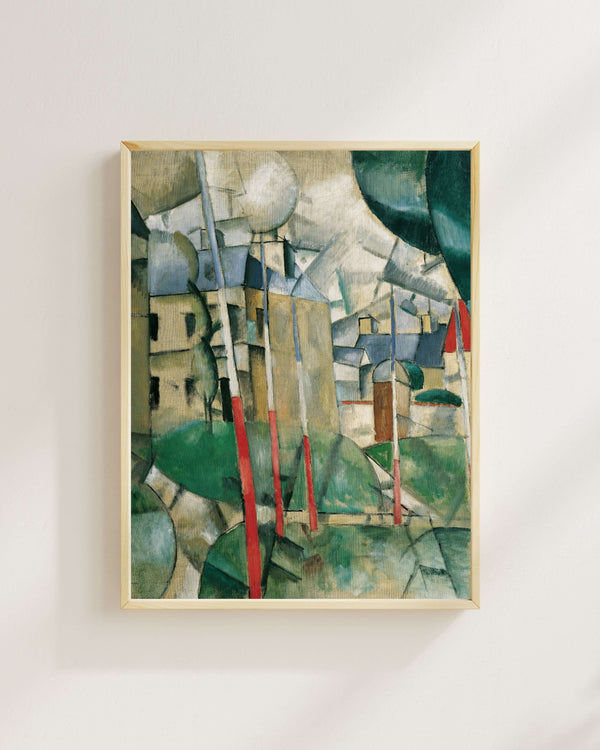 Fernand Léger - Köy Manzarası Fine Art Baskı