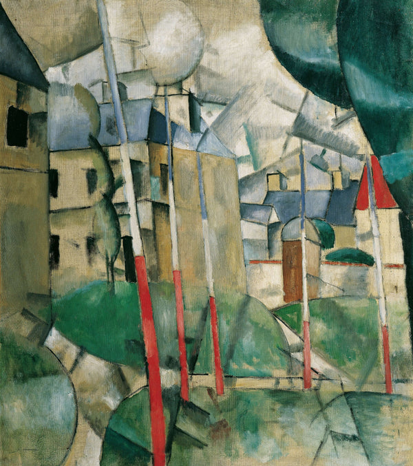 Fernand Léger - Köy Manzarası Fine Art Baskı