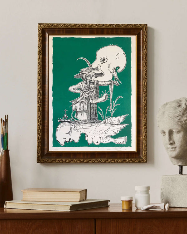 Salvador Dalí - Büyük Mastürbatör Figürü - Pantagruel fine art baskı
