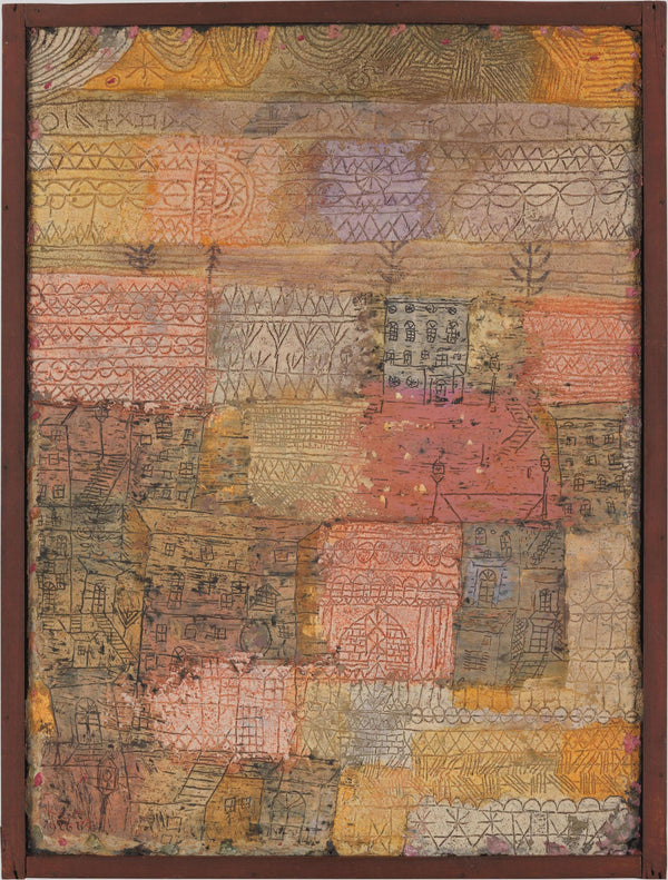 Paul Klee - Floransa Villaları Mahallesi fine art baskı