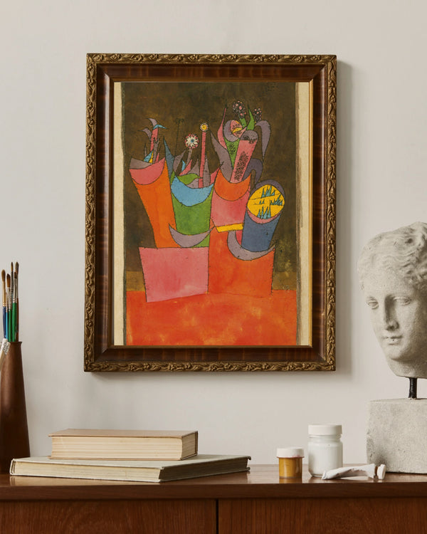 Paul Klee - Saksılardaki Çiçekler