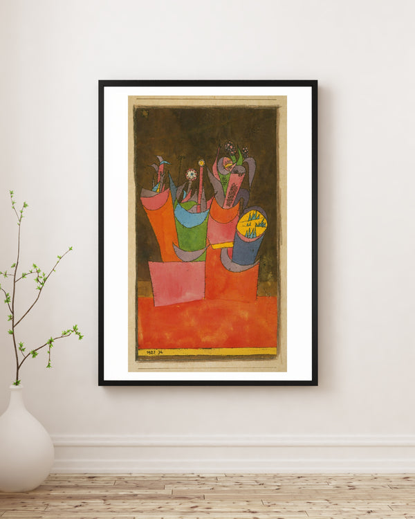 Paul Klee - Saksılardaki Çiçekler