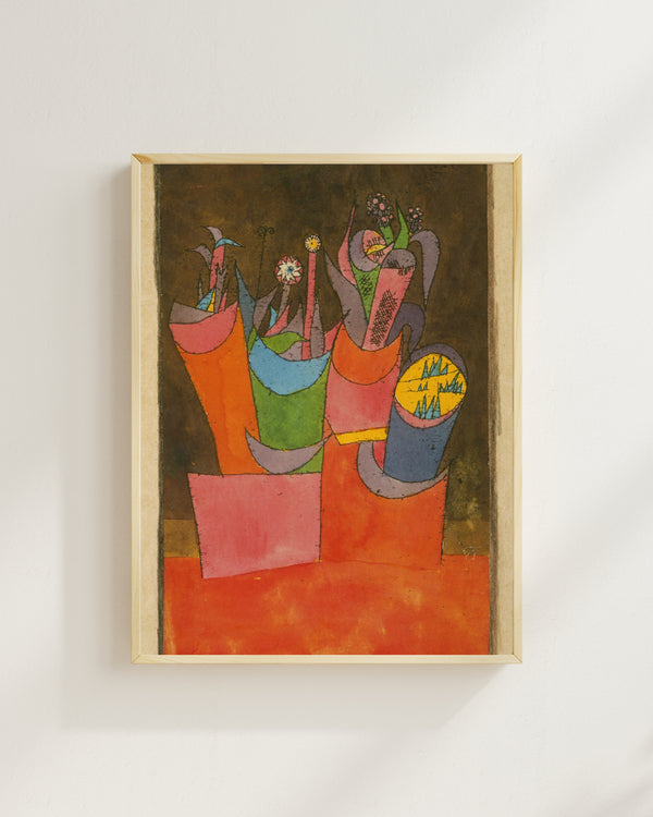 Paul Klee - Saksılardaki Çiçekler