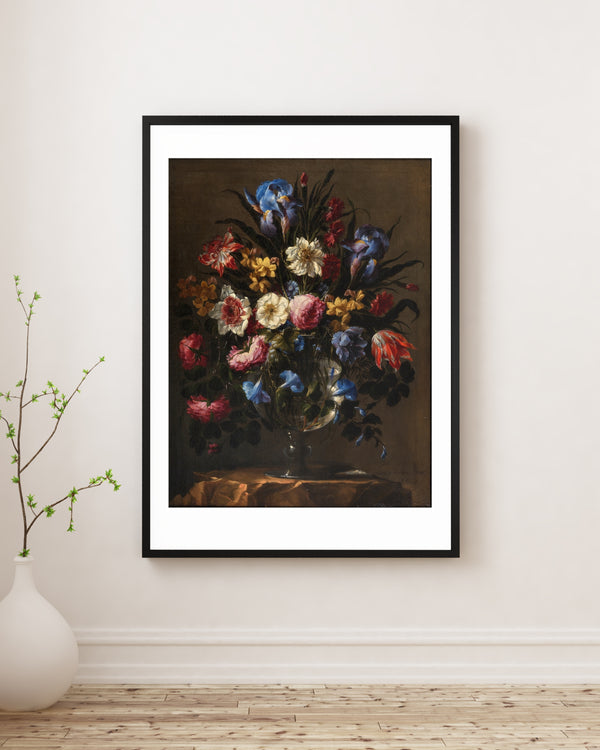 Jan Davidsz. de Heem - Cam Vazoda Çiçekler II